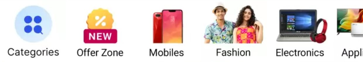 Categories and Offers